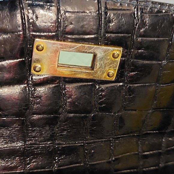 VINTAGE Crocodile Handbag 32 CM - Picture 9 of 13